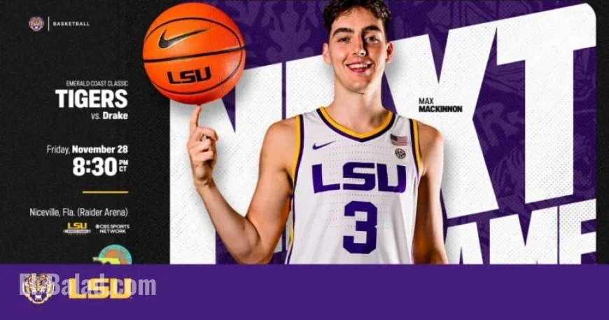 Tiger Basketball Faces Drake in Emerald Coast Classic Opener, Friday 8:30 p.m. CT