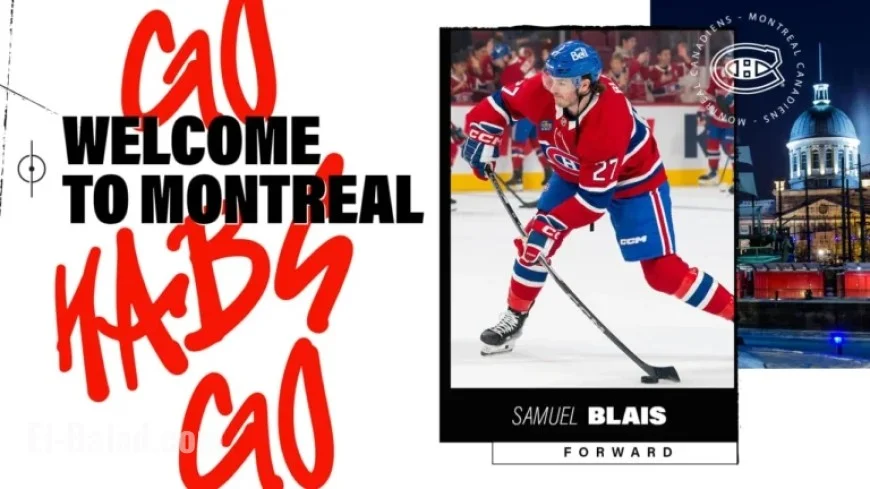 Samuel Blais Acquired Through Waivers