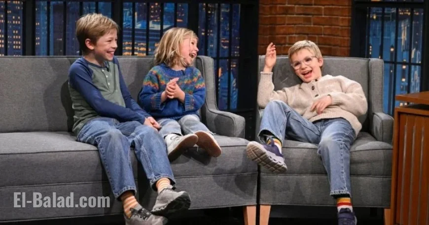 Seth Meyers Interviews Kids on Late Night Show