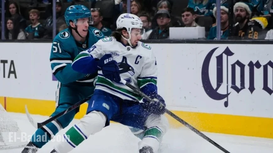 Canucks Fall to Sharks Amid Officiating and Power-Play Challenges