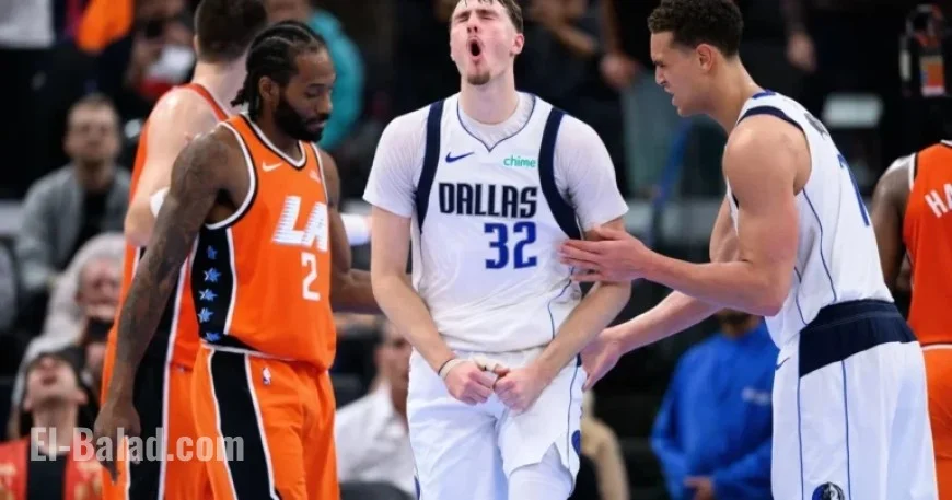 Flagg Scores 35, Thompson Leads Mavericks to 114-110 Win Over Clippers