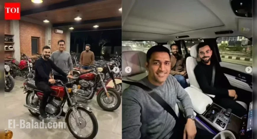 Virat Kohli’s Iconic RX100 Pose with MS Dhoni Excites Fans Online