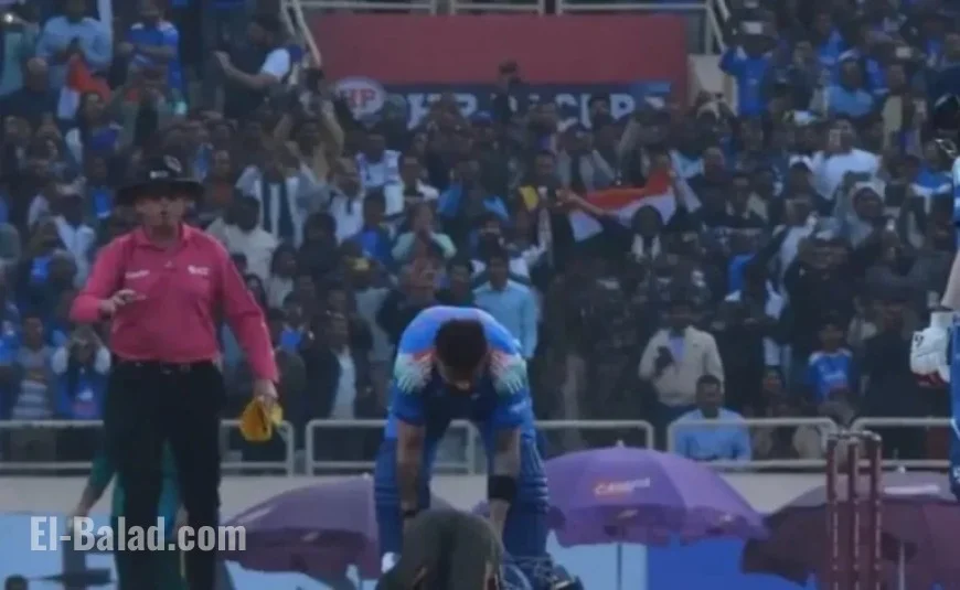 Fan Breaks Security to Honor Kohli’s Milestone 52nd Century