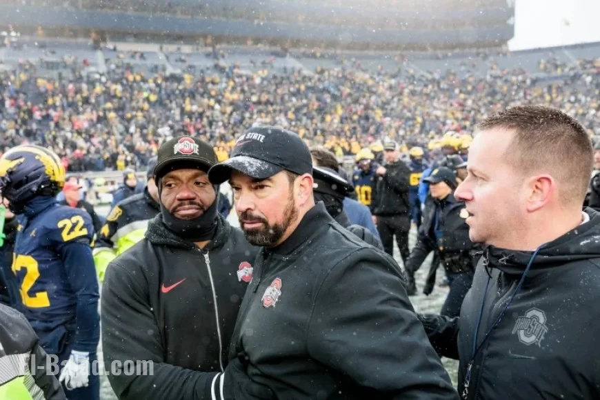 Ohio State Celebrates Victory over Michigan with Flag Planting Scene