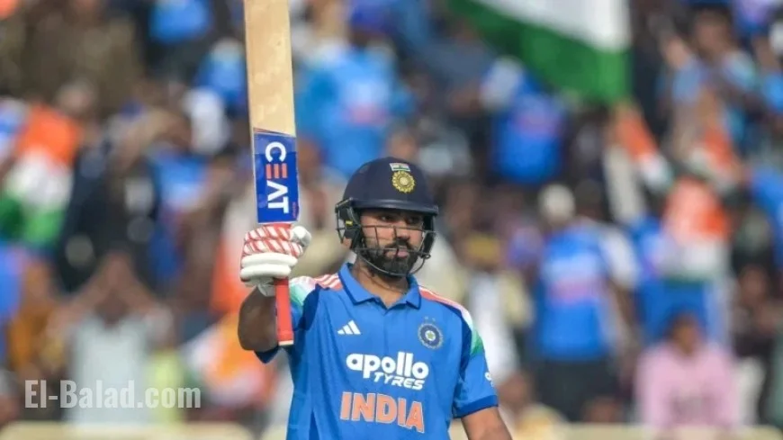 Rohit Sharma Sets New Record for Most Sixes in ODIs