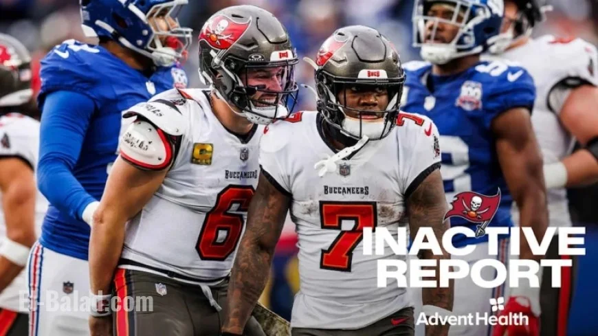 Baker Mayfield, Bucky Irving Cleared to Play: Cardinals vs. Bucs Inactives