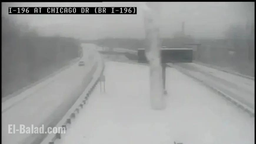 Michigan Sees Up to a Foot of Snowfall in Certain Areas