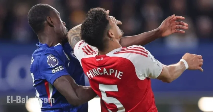 Piero Hincapie’s Elbowing Incident Reviewed by VAR in Arsenal vs. Chelsea Match