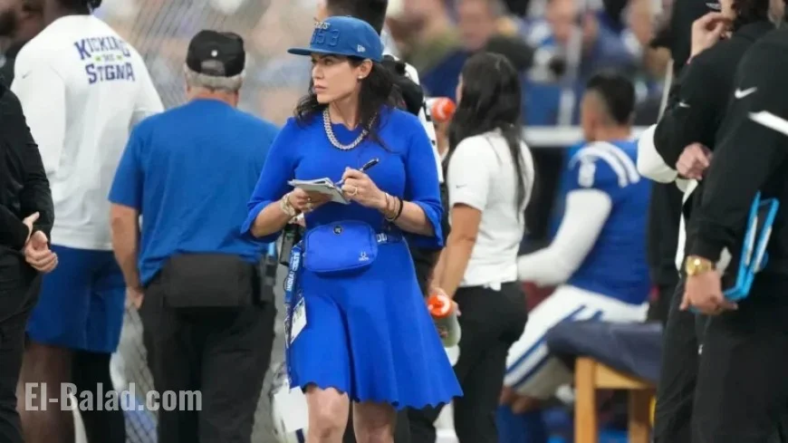 Colts Owner Carlie Irsay-Gordon Discusses Sideline Role, Super Bowl Pursuit