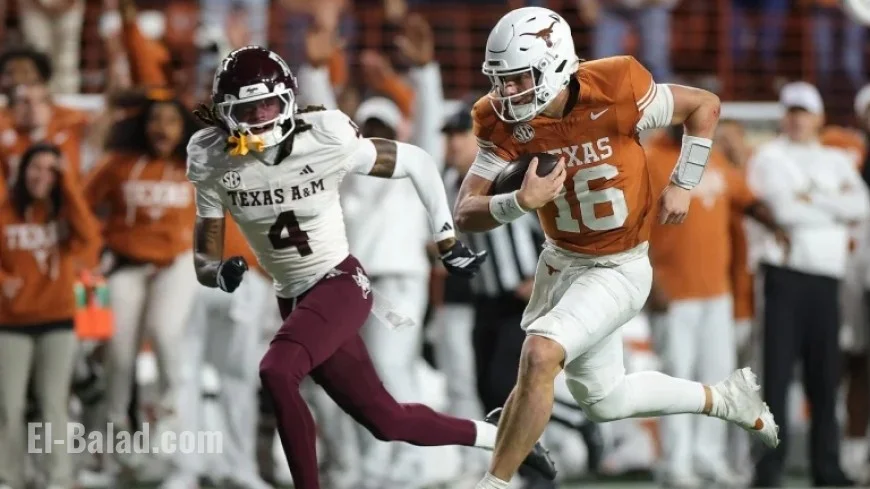 Texas Targets Top Spot in New College Football Playoff Rankings