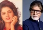 Divya Bharti’s Mom Urged Her Not to Wash Hands After Meeting Amitabh Bachchan