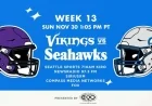 Watch Seahawks vs. Vikings: Week 13 Showdown on November 30
