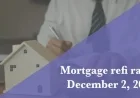 Refinance Mortgage Rates Update for December 2, 2025