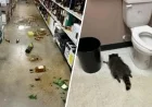 Intoxicated Raccoon Collapses on Virginia Liquor Store Floor