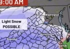 Friday Forecast: Light Snow Expected on First Alert Weather Day