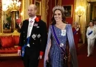Princess of Wales Wows in Indian Circlet at German State Banquet