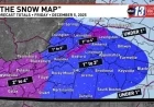 “Friday’s Snowfall Forecast Map”