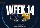 Watch Packers vs. Bears Week 14 Game: Streaming and Listening Options