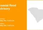 Myrtle Beach and Georgetown Face Coastal Flood Advisory Until Friday Morning