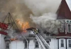 Blaze Erupts at Historic House of Ludington