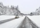 Morning Travel Disrupted by Snow and Blowing Conditions