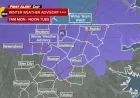 Snowfall and Black Ice Threaten Central North Carolina on Monday