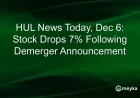 HUL Stock Falls 7% After Demerger Announcement on December 6