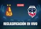 Tolima vs Fortaleza: Live Reclasificación Standings