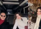 Nadia Ferreira Celebrates Family Christmas in New York