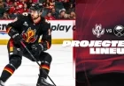 Flames vs. Sabres: Expected Lineup Announced