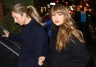 Taylor Swift Dines with Este Haim Ahead of Disney+ Launch