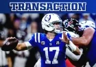Colts Move QB Daniel Jones, CB Chris Lammons to Injured Reserve
