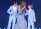 Shakira Performs with Her Children in Buenos Aires Show