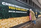 Festive Scratch-and-Sniff Billboards Delight Passersby