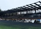 Stadium Fire Destroys Main Stand in Devastating Blaze