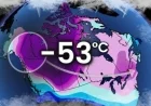 Canada’s Extreme Cold Front Pushes Onward After -50°C Reading