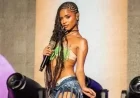 Tyla Impresses in Stunning Neon Bra and Shorts Ensemble