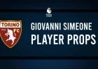 Giovanni Simeone’s December 13 Goal Odds Against US Cremonese