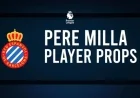 Pere Milla Goal Odds & Props Against Getafe CF on December 13