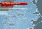 Arctic Front Brings Windy Cold Weather to Central North Carolina