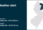 Weather Alert for 5 N.J. Counties Extended Until Monday Morning