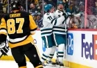Sharks Overcome 4-Goal Deficit, Defeat Penguins in Overtime
