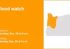 Intense Rainfall Triggers Oregon Flood Watch Thursday to Saturday