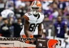 Browns Add WR Jamari Thrash, Release G Garrett Dellinger