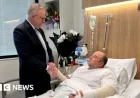Australia PM Albanese Visits Hero Ahmed al Ahmed in Bondi Hospital