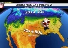 Cold Front and Christmas Heat Wave Forecast: Upcoming Weather Update
