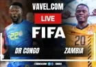 DR Congo Leads Zambia 1-0: Masuaku Scores Live