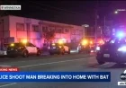 LA Police Shoot Bat-Wielding Suspect Breaking into San Fernando Valley Home