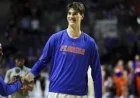 Olivier Rioux, 7’9″, Makes History with First Dunk as Florida Freshman