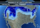 Early Forecast Reveals Potential for White Christmas